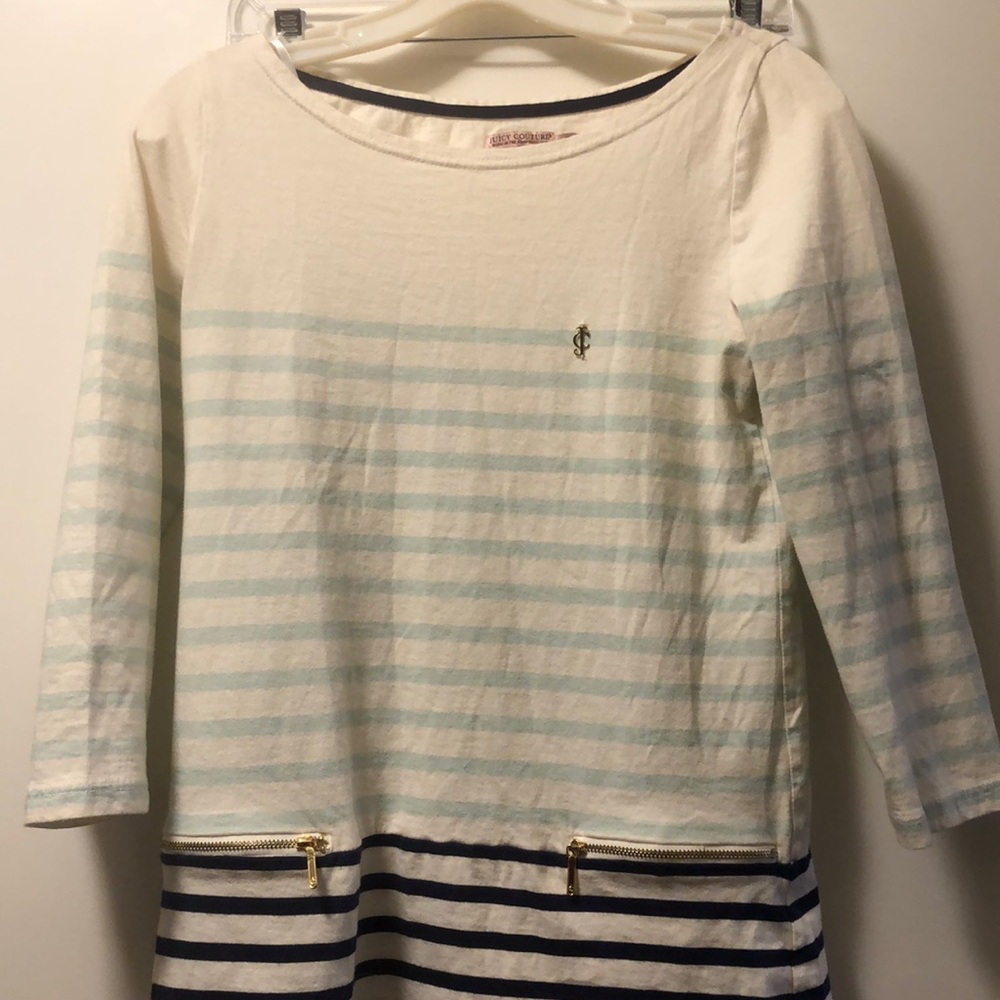 Vintage Juicy Couture Nautical Stripe Dress